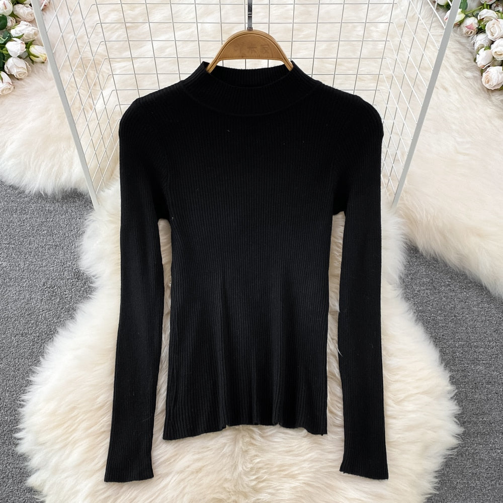 Purpdrank - High Quality Fall Winter Women Sweater Overalls Dress Sets Casual Knitted Tops +Plaid Woolen Dress 2 Piece Sets Outfits Female