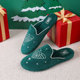 Purpdrank - Women Slippers Winter Fruffy Slippers New Fashion Warm Short Plush Home Slippers Casual Floor Antiskid Christmas Slippers