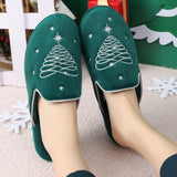 Purpdrank - Women Slippers Winter Fruffy Slippers New Fashion Warm Short Plush Home Slippers Casual Floor Antiskid Christmas Slippers