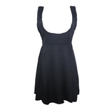 Purpdrank - Black Pleated Mini Dress Women Kawaii Vintage Preppy Style High Waist Sleeveless Strap Dress for Girls Korean Fashion