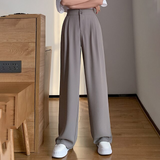 Purpdrank - Summer Loose Casual Trousers For Women High Waist Maxi Wide Leg Pants Female Elegant Fashion Clothes New