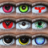 Purpdrank  Cursed Fantasy Series Yearly Colored Contacts 🌙🕷️🎃