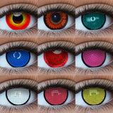 Purpdrank  Dark Mesh Vision Series Yearly Colored Contacts 👁️🎃✨