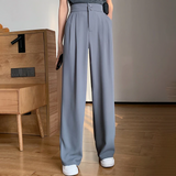 Purpdrank - Summer Loose Casual Trousers For Women High Waist Maxi Wide Leg Pants Female Elegant Fashion Clothes New