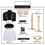 Purpdrank  Rumi Zoey Mira Cosplay , Costume Wig Women Black Golden Suit Halloween Party Role Playing Outfit
