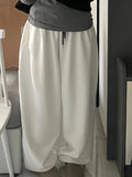Ultra-Soft Solid Color Drawstring Jogger Pants - Comfortable, Casual, Baggy, Sporty, Relaxed Fit, Women's Clothing for Everyday Wear