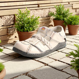 Purpdrank  TMA EYES Women's Summer Sandals - French Retro Design with Adjustable Hook-and-Loop Closure, Breathable Hollow-Out Toe, Low Heel & Cushioned Insole, Durable TPR Sole - Casual Comfort for Warm Weather, Strappy Sanda