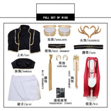 Purpdrank  Rumi Zoey Mira Cosplay , Costume Wig Women Black Golden Suit Halloween Party Role Playing Outfit