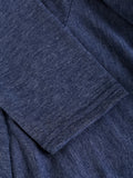 Chic Faux Twinset Ruffle-Edge T-Shirt with Button Detail - Long Sleeve, Perfect for Spring & Fall - Womens Casual Wear