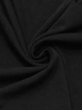 Purpdrank - Long Sleeves Skinny Asymmetric Solid Color Split-Joint High Neck T-Shirts Tops