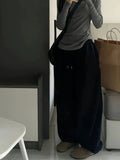 Ultra-Soft Solid Color Drawstring Jogger Pants - Comfortable, Casual, Baggy, Sporty, Relaxed Fit, Women's Clothing for Everyday Wear