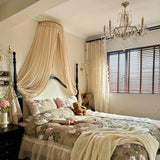 Purpdrank  French Tassel Window Curtain - Bohemian Elegance Jacquard White Drape with Black Metal Stand, Machine Washable Room Decor for Bedroom & Living Room, Elegant Living Room Curtains, Bedroom Enhancement, Romantic Atmos