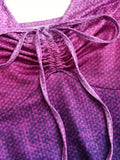 Vibrant Ombre Print Slip Dress - Spaghetti Strap, Ruched, Drawstring, Mid Elasticity, Polyester, Casual, Customized - Perfect for Spring and Summer Vacation