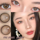 Purpdrank  1Pair Natural Lenses Contact Lenses for Eyes Lenses Fog Pearl Eye Lenses Korean Y2K Lenses