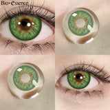 Purpdrank  1 Pair Myopia Lenses Color Contact Lenses for Eyes Lenses With Diopters Prescription Blue Eye Lenses Green Lenses