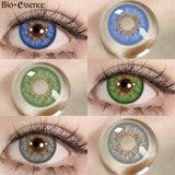 Purpdrank  1 Pair Myopia Lenses Color Contact Lenses for Eyes Lenses With Diopters Prescription Blue Eye Lenses Green Lenses