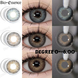 Purpdrank  0~-6.00 Myopia Lenses 1 Pair Colored Contact Lenses with Degree Natural Eye Contact Prescription Lens Free Shipping