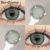 Purpdrank  1 Pair Myopia Lenses Color Contact Lenses for Eyes Lenses With Diopters Prescription Blue Eye Lenses Green Lenses