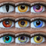 Purpdrank  Halloween Gradient Anime Contacts – 1-Year Wear