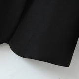 Purpdrank  Spring Autumn Free style one Button Oversized Blazer Boyfriend Vintage Women Mid Long Suit Loose Female Coat Black