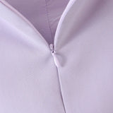 Purpdrank  Vintage Sexy Double-breasted Button Short Women Blazer High Waist Irregular Shorts Short Pants Long Sleeve Suits 2 Pieces Set