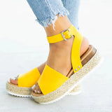 Purpdrank  Duzeala Wedges Shoes For Women Sandals High Heels Summer Shoes