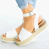 Purpdrank  Duzeala Wedges Shoes For Women Sandals High Heels Summer Shoes