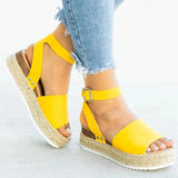 Purpdrank  Duzeala Wedges Shoes For Women Sandals High Heels Summer Shoes
