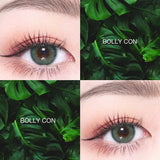 Purpdrank  green black outer ring Color Beautiful Pupil Contact Lenses Cosmetic Contact Lens Eye Color Degree option 2pcs/pair