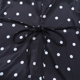 Purpdrank  Women's Sexy Polka Dot Satin Slip Mini Dress Spaghetti Strap Lace Trim Bodycon Cami Dress