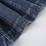 Purpdrank  Retro Washed Denim Jacket Coat Outerwears New Arrivals Street Fashion Cropped Jean Jackets