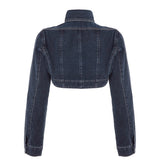 Purpdrank  Retro Washed Denim Jacket Coat Outerwears New Arrivals Street Fashion Cropped Jean Jackets