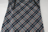 Purpdrank  French style Summer New style Women's Short skirt Sweet Fresh Plaid Suspenders Sexy Lace Mesh Patchwork A-line Dresses