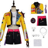 Purpdrank  Children Cosplay Performance Costume Outfit Rumi Group Concert Halloween Clothes Outfit Size 110-160