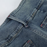 Purpdrank  Y2K Streetwear Low-Waisted Jeans Women Korean Fashion Slimming Denim Flares Pants Spring Summer Sexy Wide Leg Trousers
