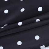 Purpdrank  Women's Sexy Polka Dot Satin Slip Mini Dress Spaghetti Strap Lace Trim Bodycon Cami Dress