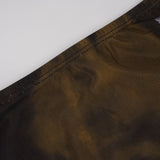 Purpdrank  Brown Floral Print Mesh Asymmetrical Skirt Low Rise Midi Skirts Woman Fall Fashion 2000s Clothing Y2k Clothing