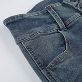 Purpdrank  Y2K Streetwear Low-Waisted Jeans Women Korean Fashion Slimming Denim Flares Pants Spring Summer Sexy Wide Leg Trousers