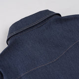 Purpdrank  Hot Girl Denim Jacket For Women Slim Fit Turn-Down Collar Long Sleeve Button Coat Trendy Split Street Party Top