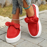 Purpdrank  New Women Casual Shoes Height Increasing Wedge Sneakers Woman Vulcanize Canvas Shoes Solid Color Plus Size Chunky Platform Shoes