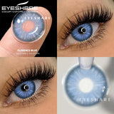 Purpdrank  1 Pair New Natural Color Contact Lenses Brown Lenses Beauty Fashion Gray Pupils Lens Blue Lenses with High Quality Lens