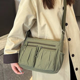 Purpdrank  Creative Large Capacity Shoulder Bags Casual Vintage Crossbody Bags Multifunction Simple Messenger Bag Women Men