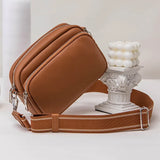 Purpdrank   Fashion Crossbody Shoulder Bags For Womens Luxury Designer PU Leather Handbags Purse Mobile Phone Bag Ladies Shopper Bag