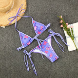 Purpdrank  Two Piece Women Bikini Set Sexy Women Swimsuit Brazilian Bikini Thong Female Swimwear Swimming Suit Beachwear