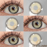 Purpdrank  Purple Color Contact Lenses For Eyes Natural Eye Brown Color Lens Cosmetic Soft Eye Lenses Beauty Pupils Colored Lenses