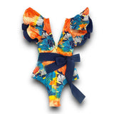 Purpdrank  Push Up Swimsuit Women Ruffle Swimwear 2025 Sexy Bikinis Female Biquini Floral Printed Swim Suits Bodysuit Bathingsuit Beachwear