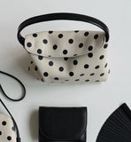 Purpdrank  Spring Summer New Polka Dot Handbag Casual Fashion Commuter Versatile Bag