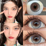 Purpdrank  1Pair Korean High Quality Lenses Color Contact Lenses for Eyes Purple Lenses Blue Eye Lens Soft Cosmetic Brown Contacts
