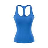 Purpdrank  8 colors 2025 Summer Sexy U collar Chest with Pad Cut Out Shoulder Tank Women Hollow Out Back Crop Top Camisoles Tank Vest Tee