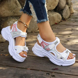 Purpdrank  New Summer Fashion Wear-resistant Height-enhancing Sandals Comfortable Non-slip Beach Casual Thick-soled Sports Shoes for Women